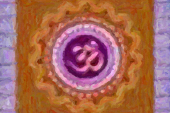 Pink in Purple Aum