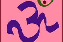 Dancing Purple Om