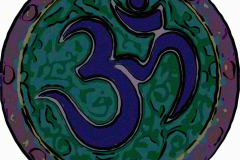 Purple Lavender Om