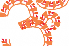 Paper cut Om