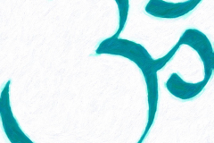 Turquoise Blue Aum