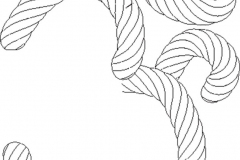 Candy cane Aum