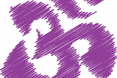 Purple tiny Dots Aum