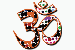 Multicolored Dot Aum