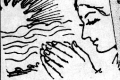xxFIGURES_Woman greeting sunrise