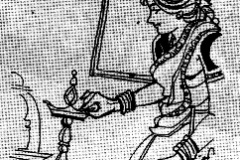 xxFIGURES_Woman lighting lamp