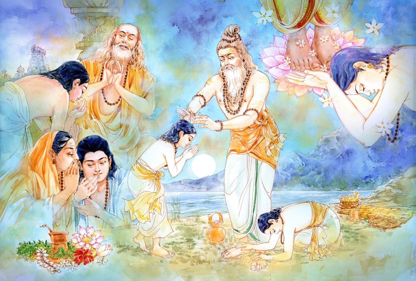Some Gurus And Their Disciples For Meditation This Guru Purnima