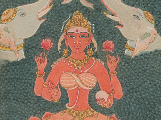 S. Rajam Collection: Goddess Lakshmi